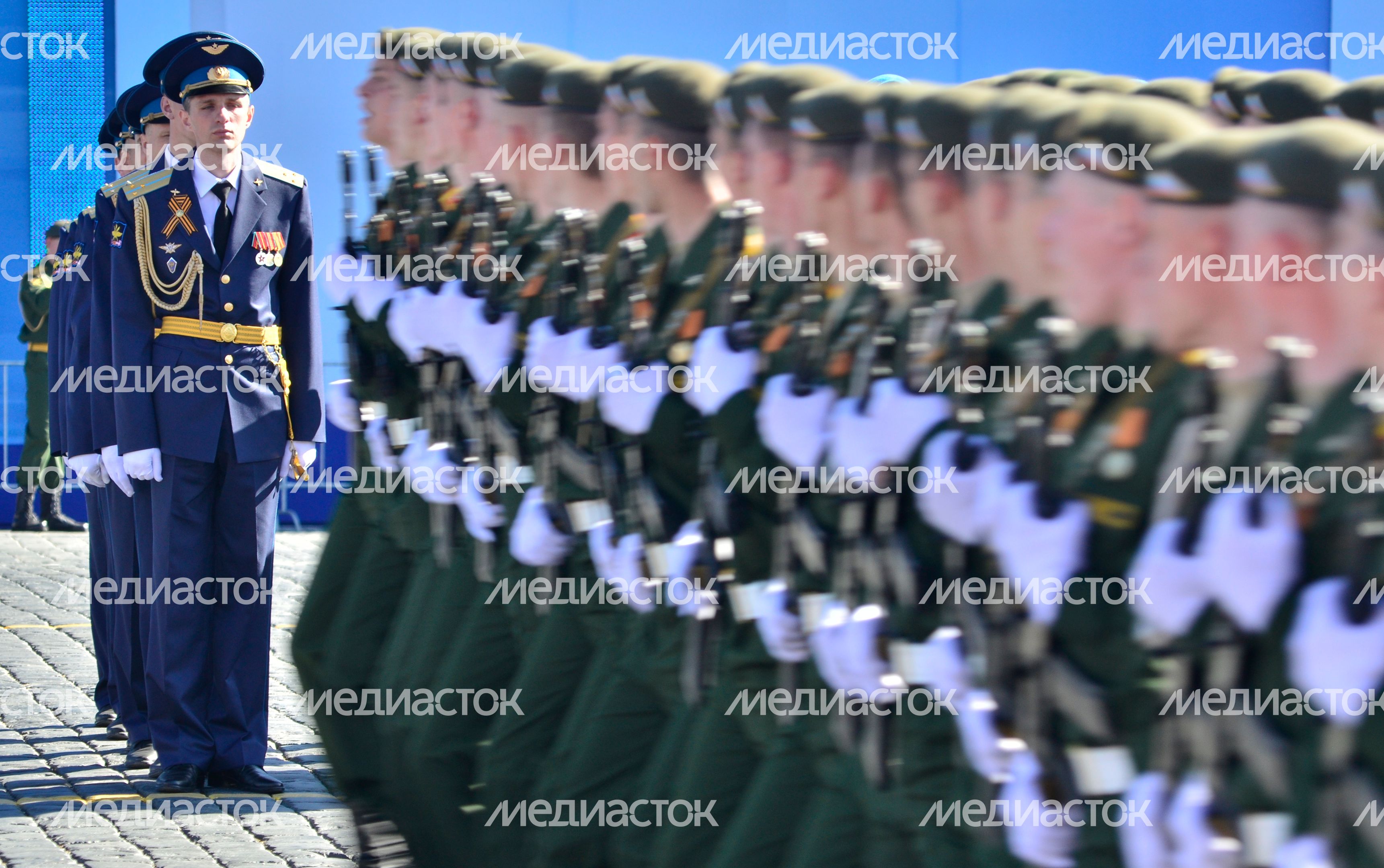Генеральная репетиция парада Победы на Красной площади