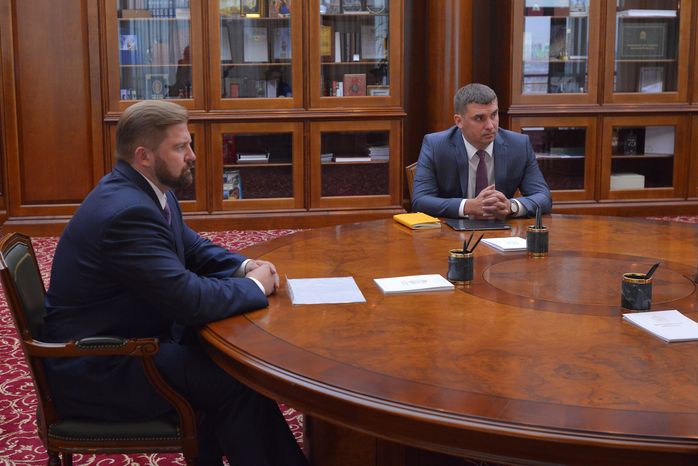 А. Воробьев провел встречу с руководством Каширского района