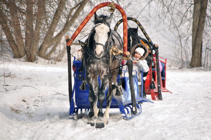 Празднование Масленицы в Звенигороде