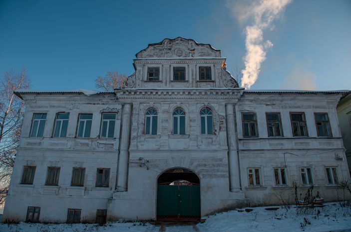 Зимние виды города Калязин
