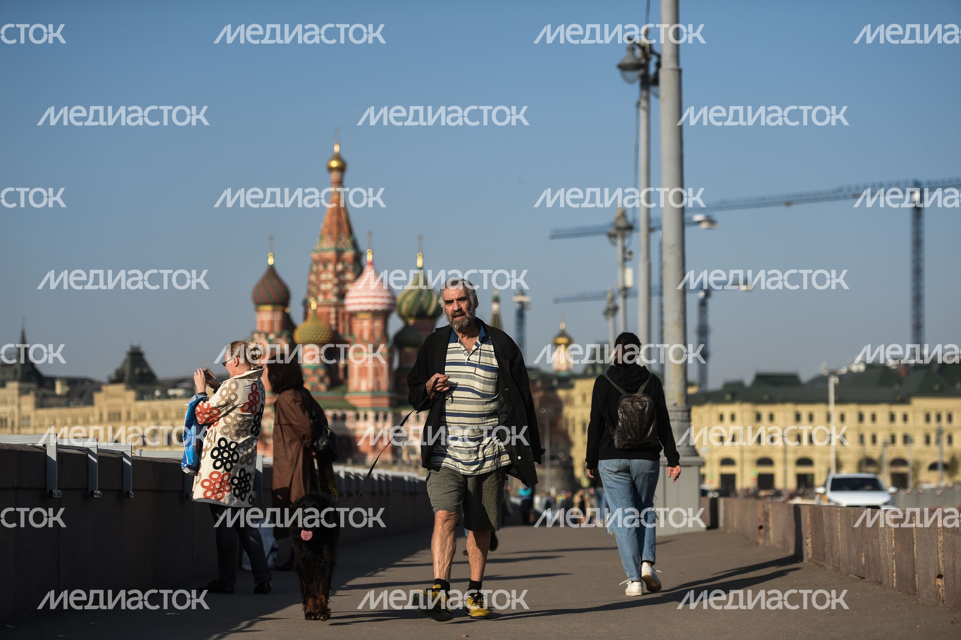 Пенсионеры в Москве