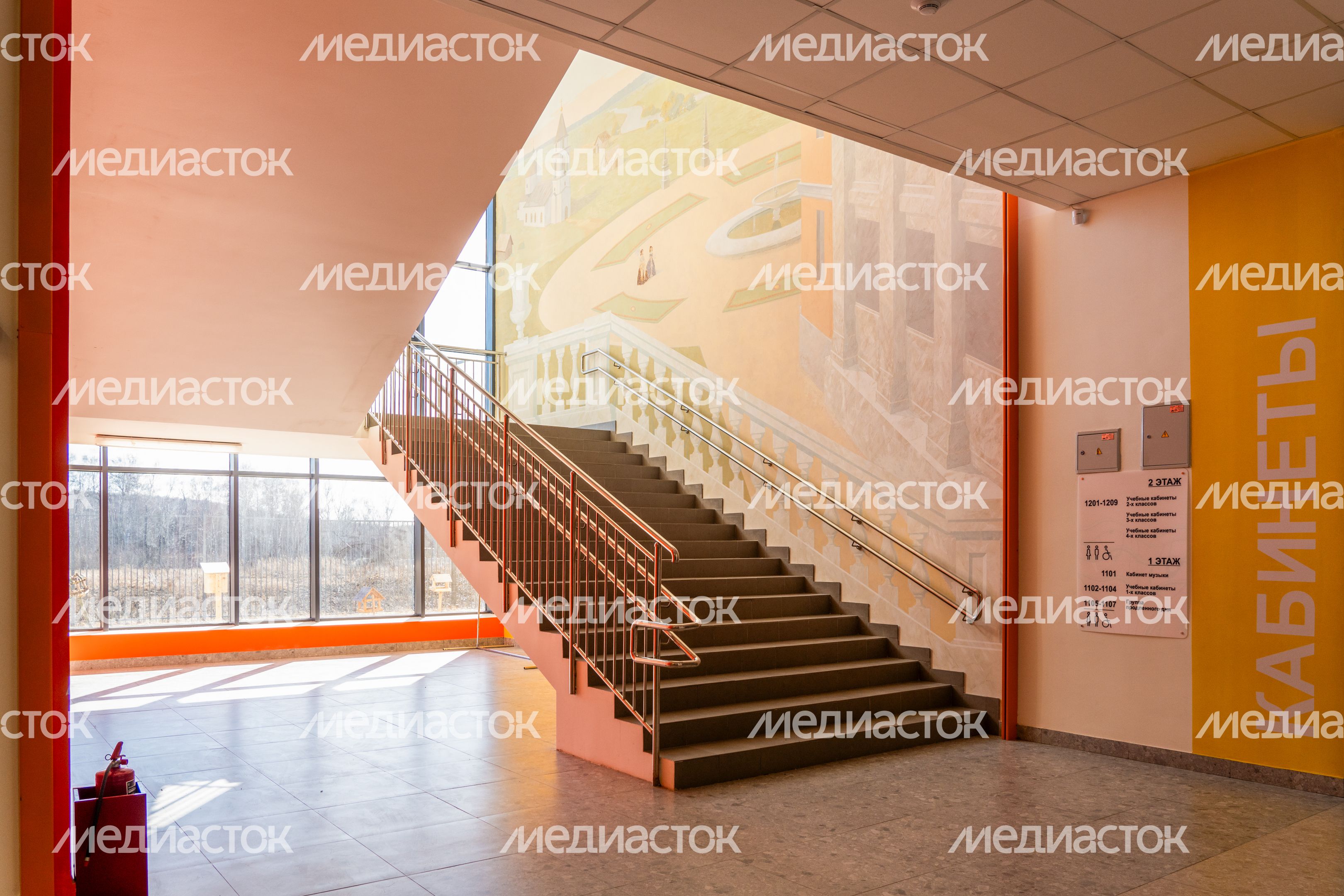 Новый учебный корпус Верзиловской школы в округе Ступино