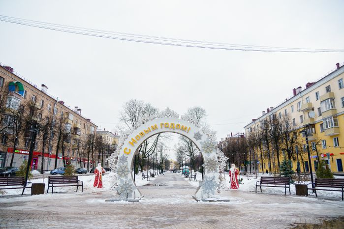 Зимние виды города Электросталь