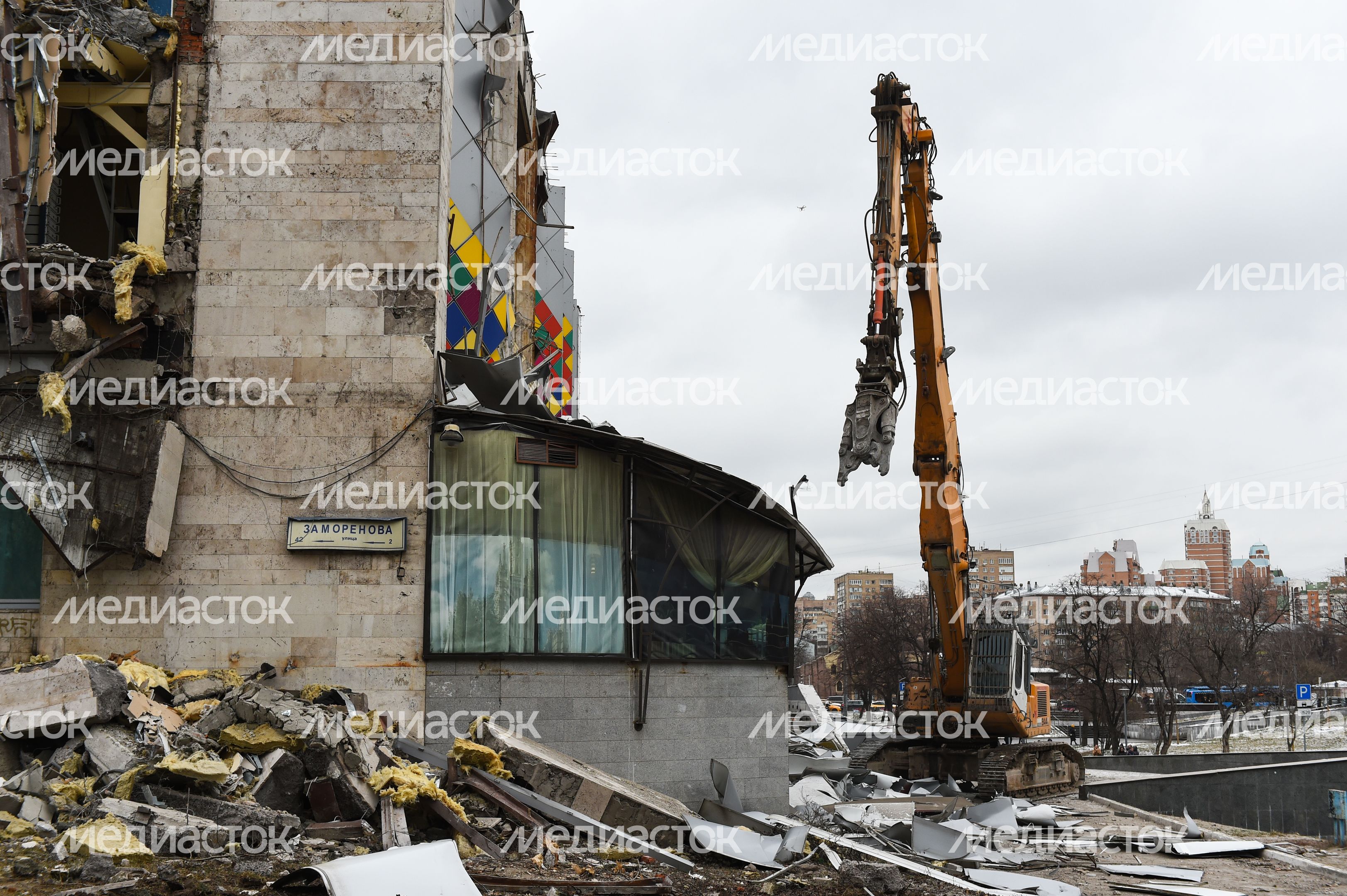 Снос кинотеатра «Соловей» в Москве