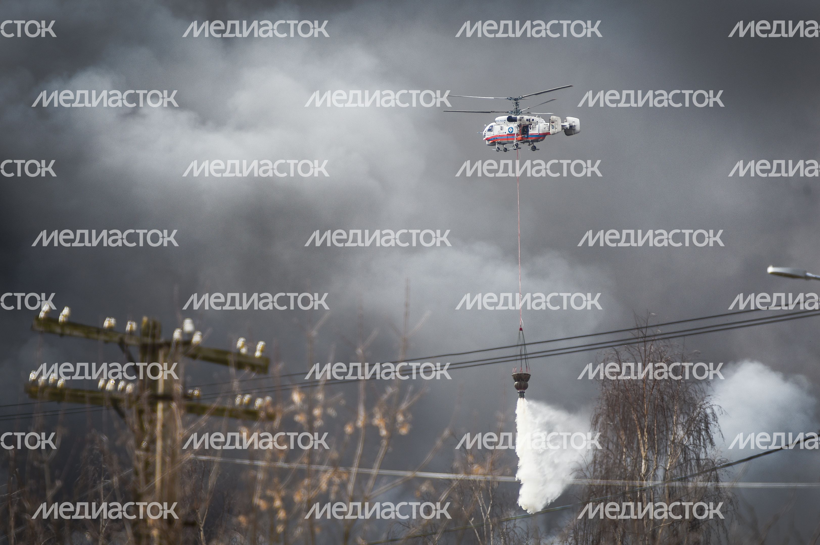Пожар на заводе алюминиевых изделий в Дмитрове