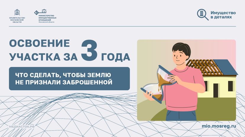 Освоение участка за 3 года горизонталь 01