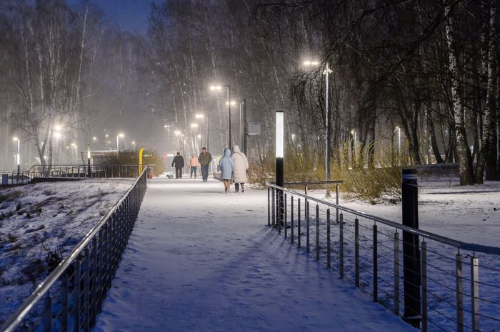 Балашиха. Парк «Солнечная». Зима