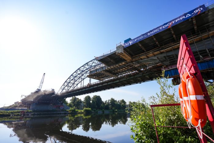Возведение нового Рогачевского моста в Дмитрове