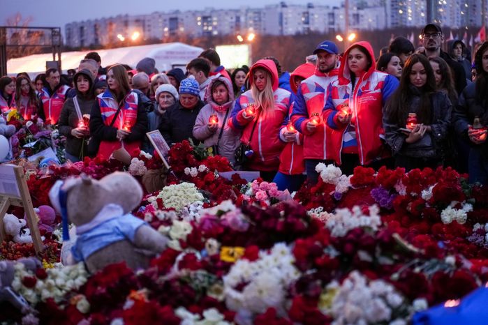 Акция памяти «Журавли» прошла на девятый день после теракта в "Крокус Сити Холле"