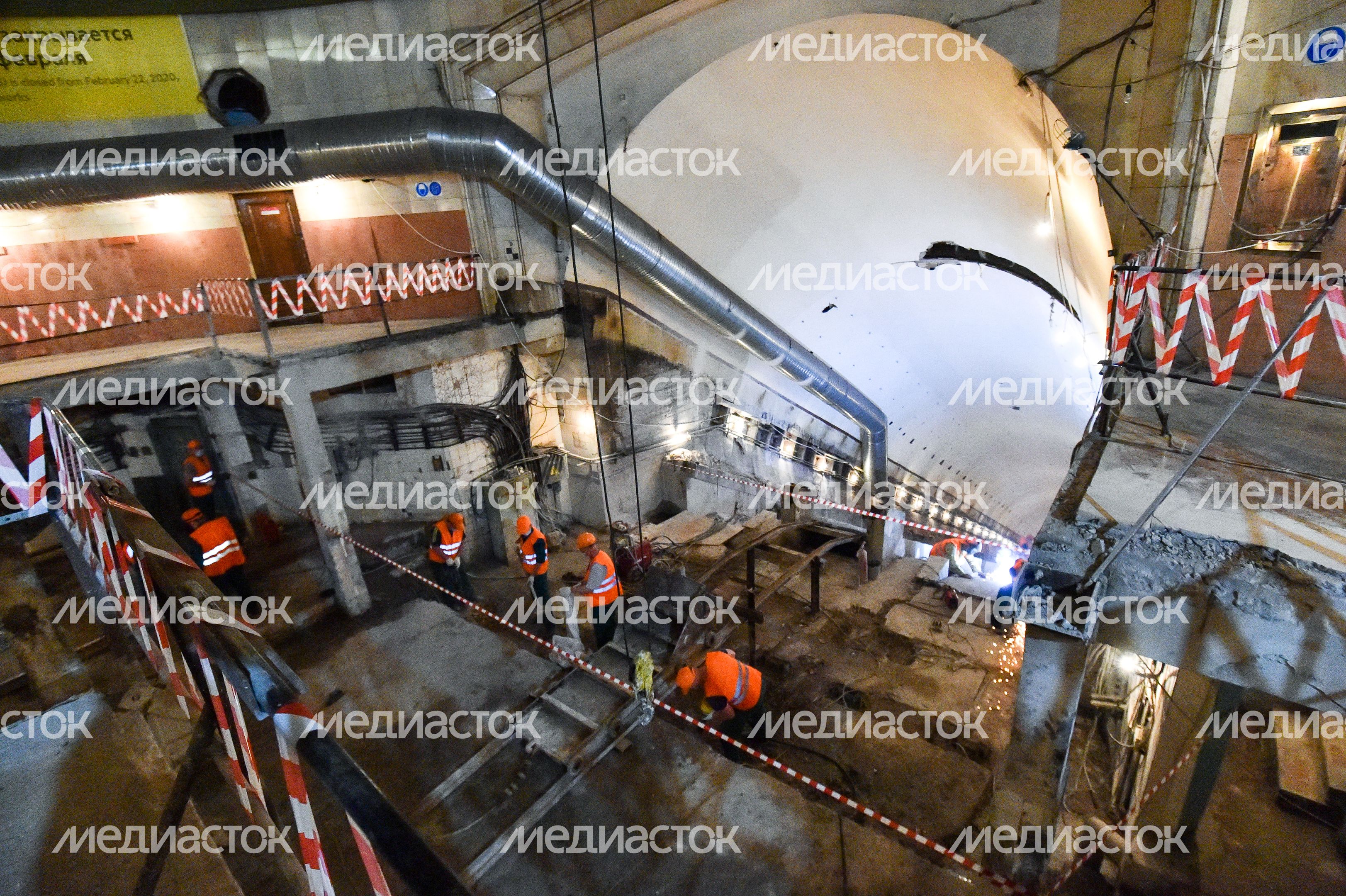 Реконструкция станции «Смоленская» Арбатско-Покровской линии метро в Москве