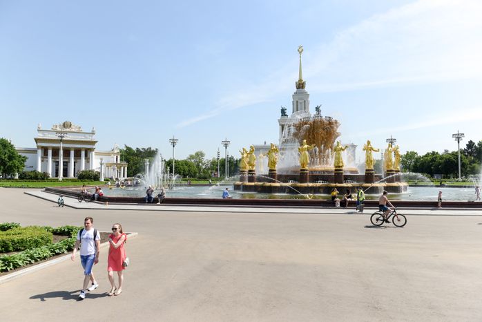 Жаркая погода в Москве