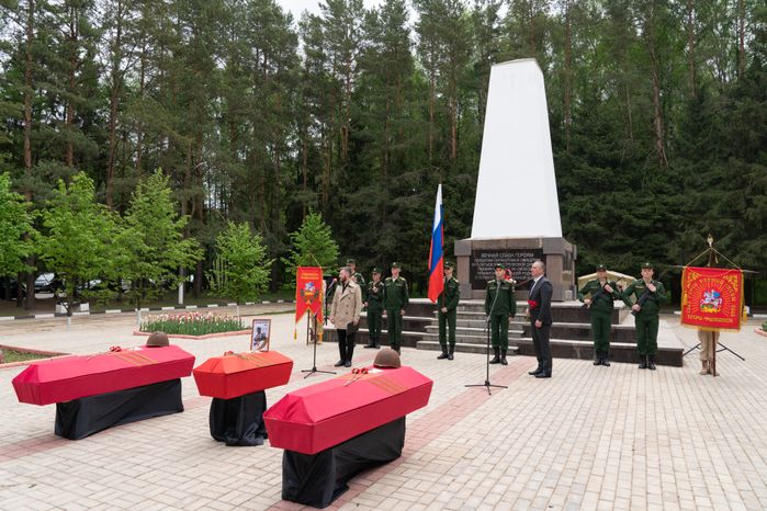Мемориал латышской дивизии. Перезахоронение бойцов ВОВ