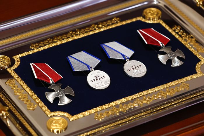 Вручение губернатором Подмосковья государственных наград участникам СВО