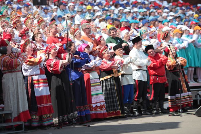 Тысячный хор в Коломне