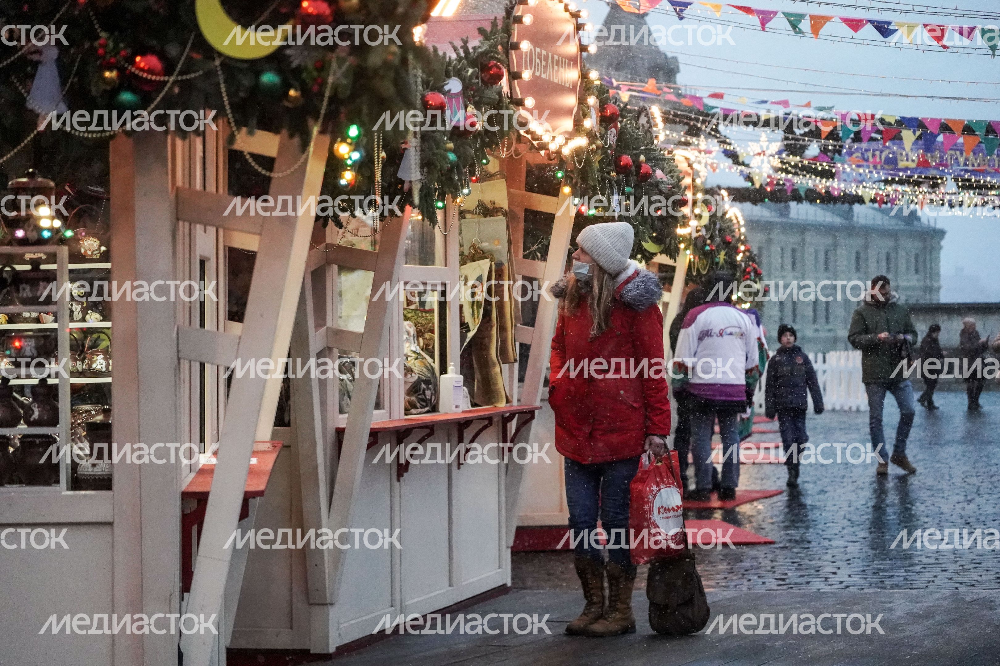 Снегопад в Москве