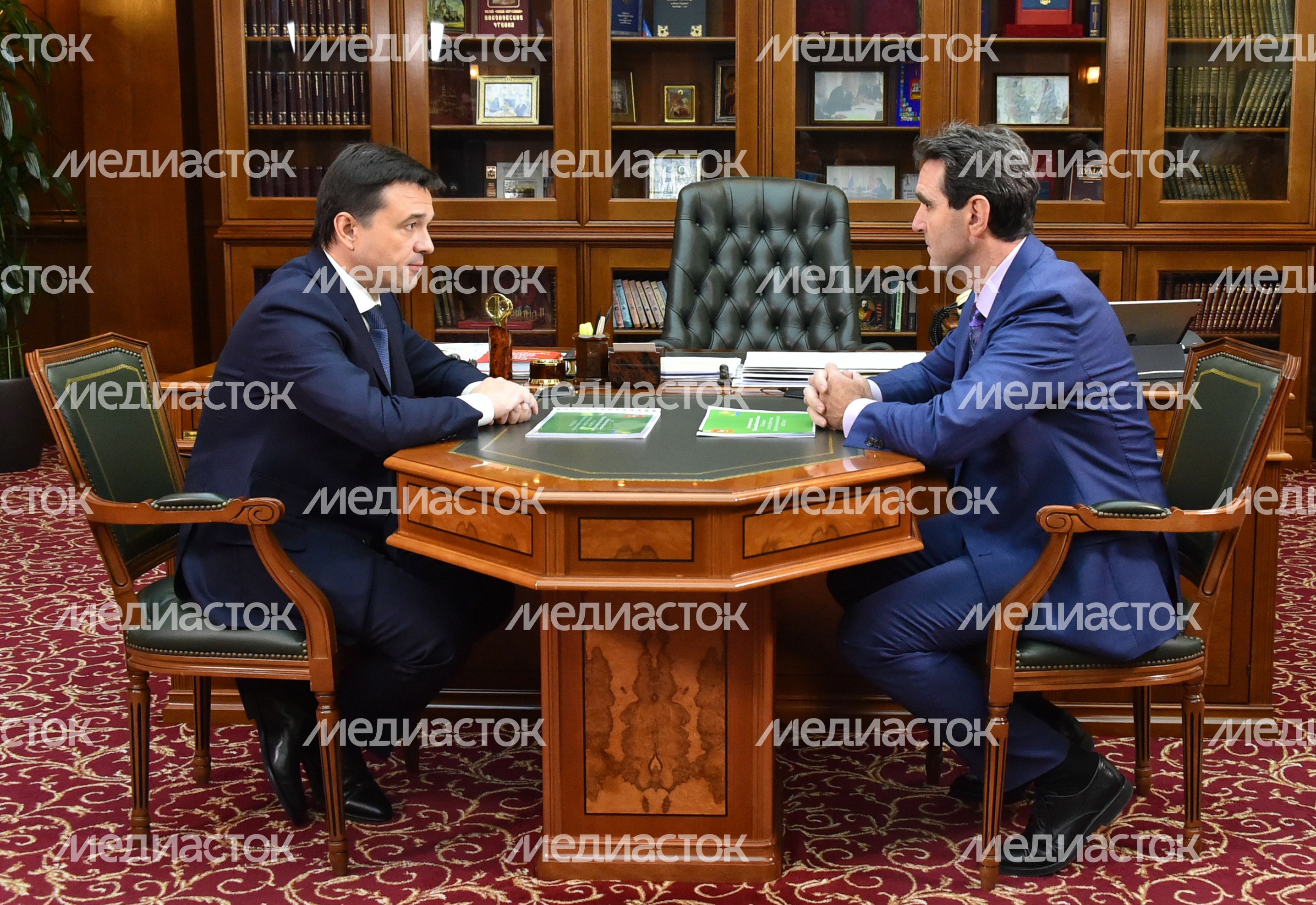 Встреча губернатора МО с главой  Шатурского района