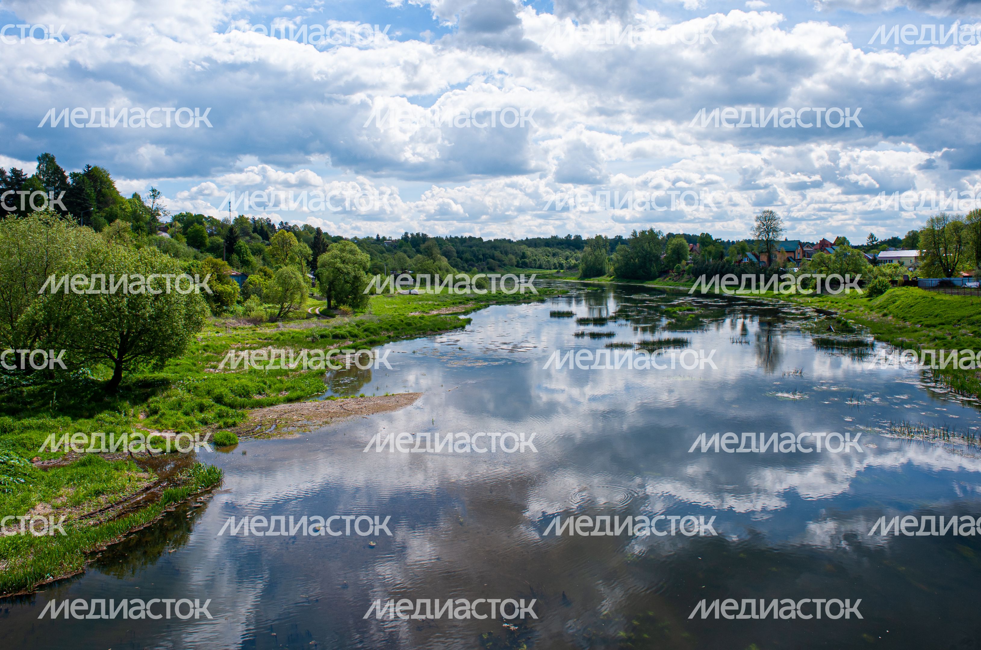 Весенние виды города Руза