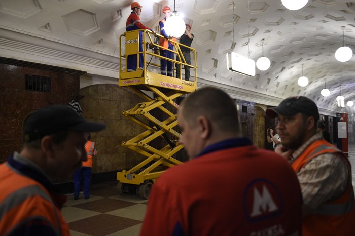 Благоустройство станции метро «Красные ворота»