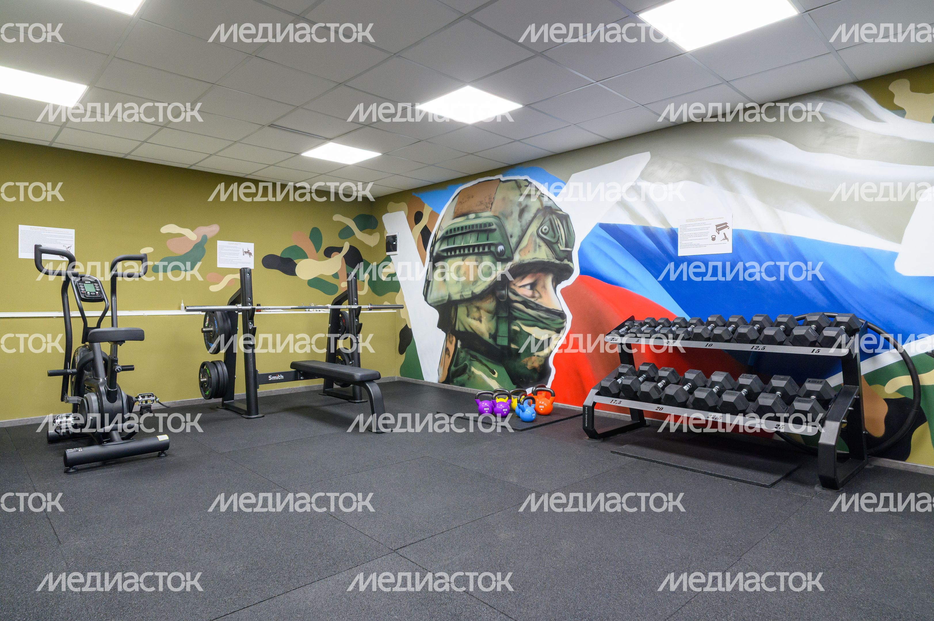 Тренажерный зал в Дом культуры поселка Лоза Сергиево-Посадского округа после капремонта
