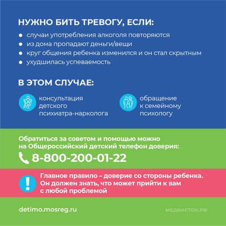 Что делать, если ребенок пришел домой пьяным квадрат 10