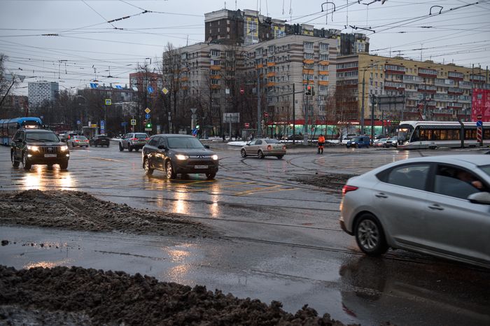 Декабрьская слякоть в Москве