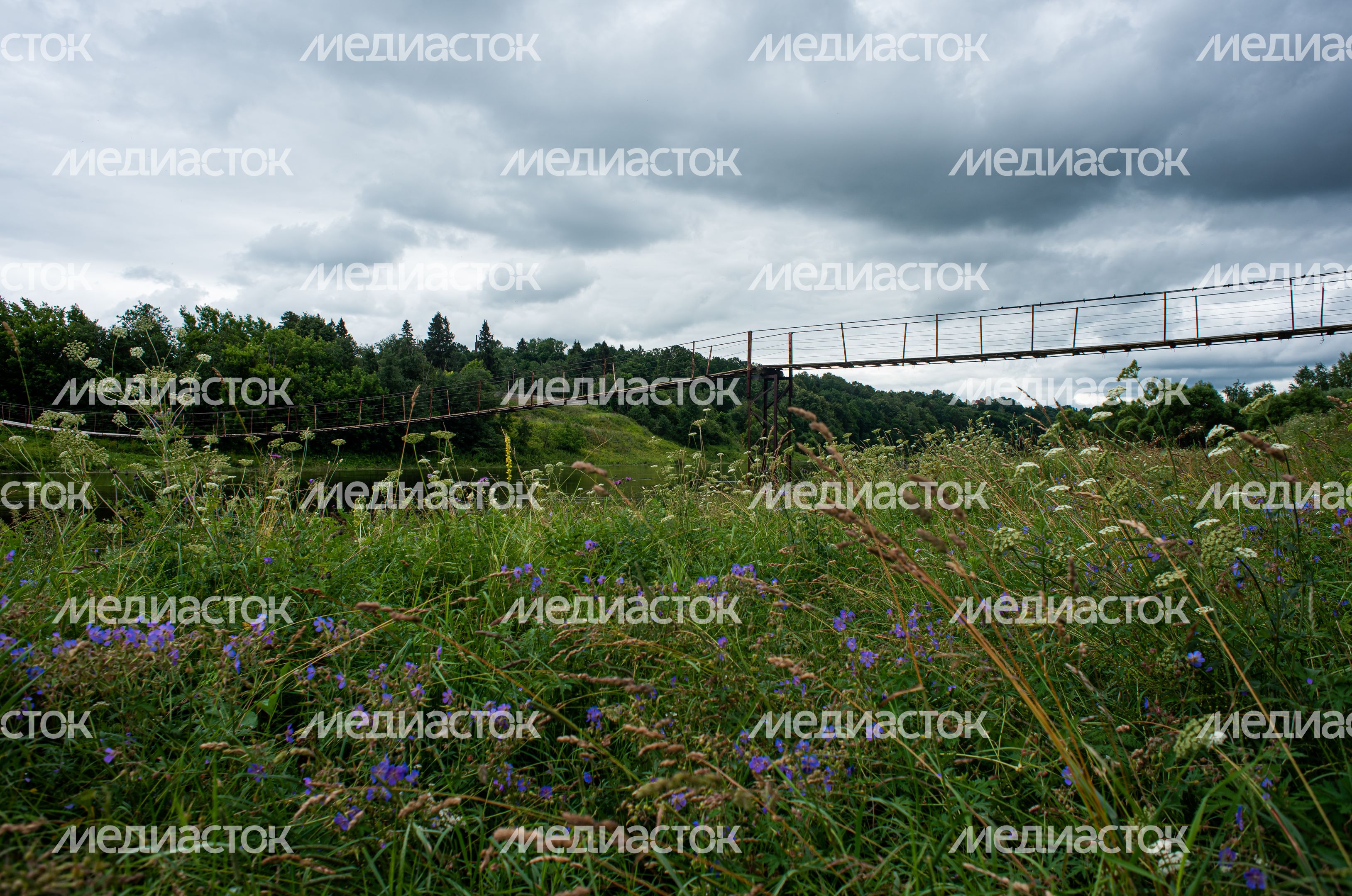 Подвесной мост в Тучково
