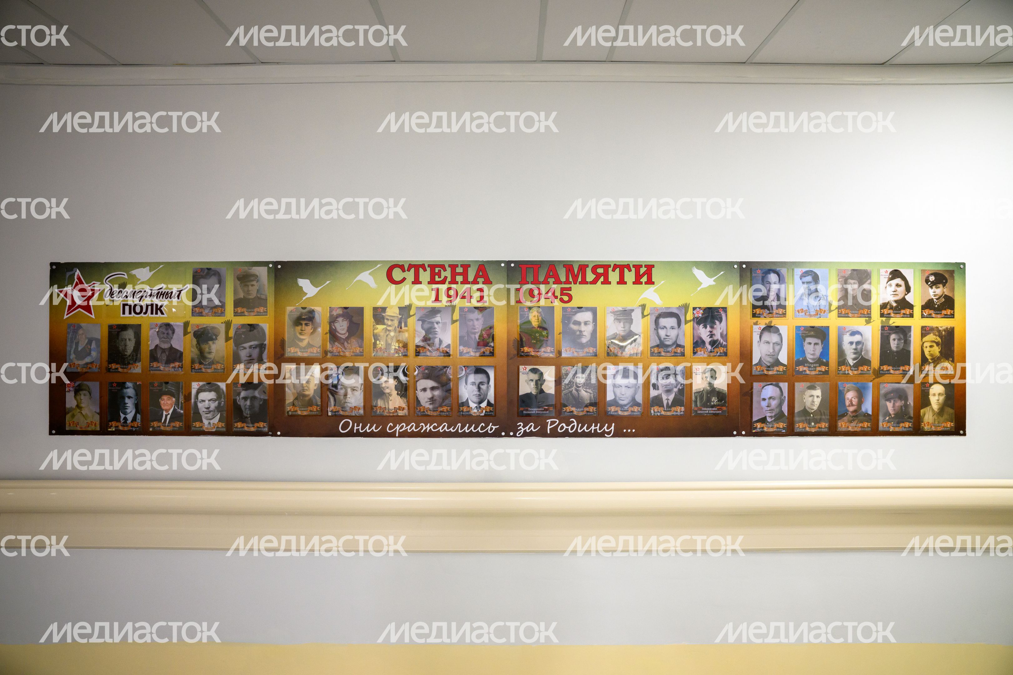Плакат к 80-летию Победы в Щелковском перинатальном центре Подмосковья Плакат к 80-летию Победы в Щелковском перинатальном центре Подмосковья