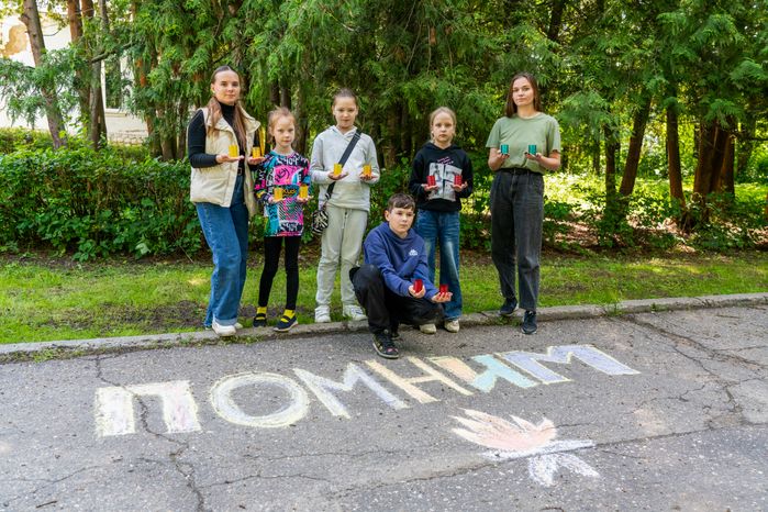 Акция «Свеча памяти» в Можайском округе
