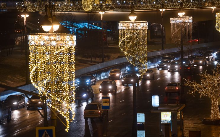 Новогодняя иллюминация в Москве