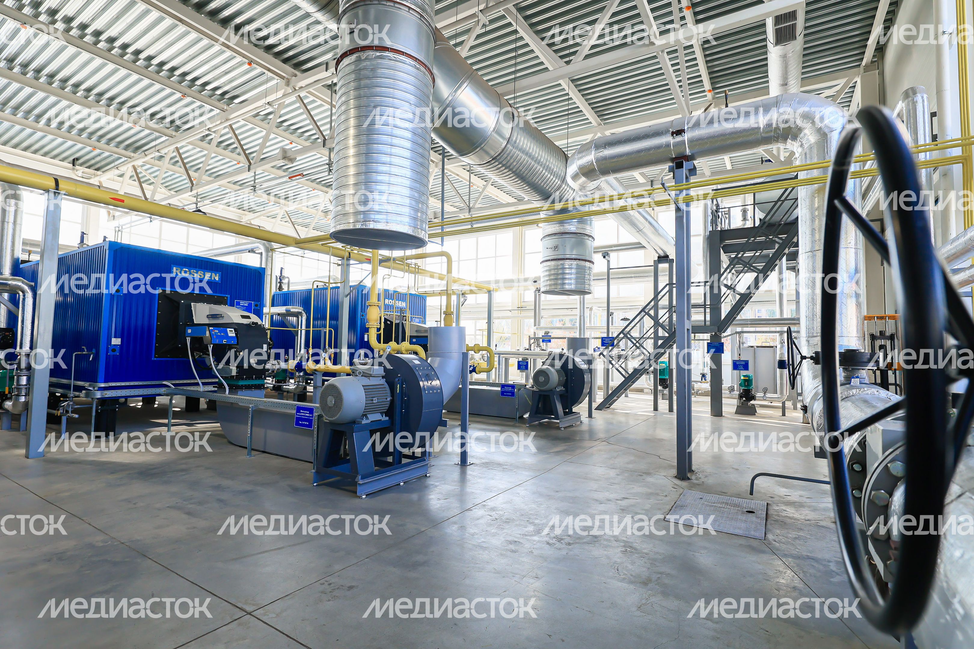 Осмотр новой котельной и реконструируемого участка теплосети в Королеве Губернатором Подмосковья