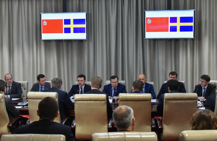 Встреча губернатора Московской области с полномочным послом Королевства Швеции в России