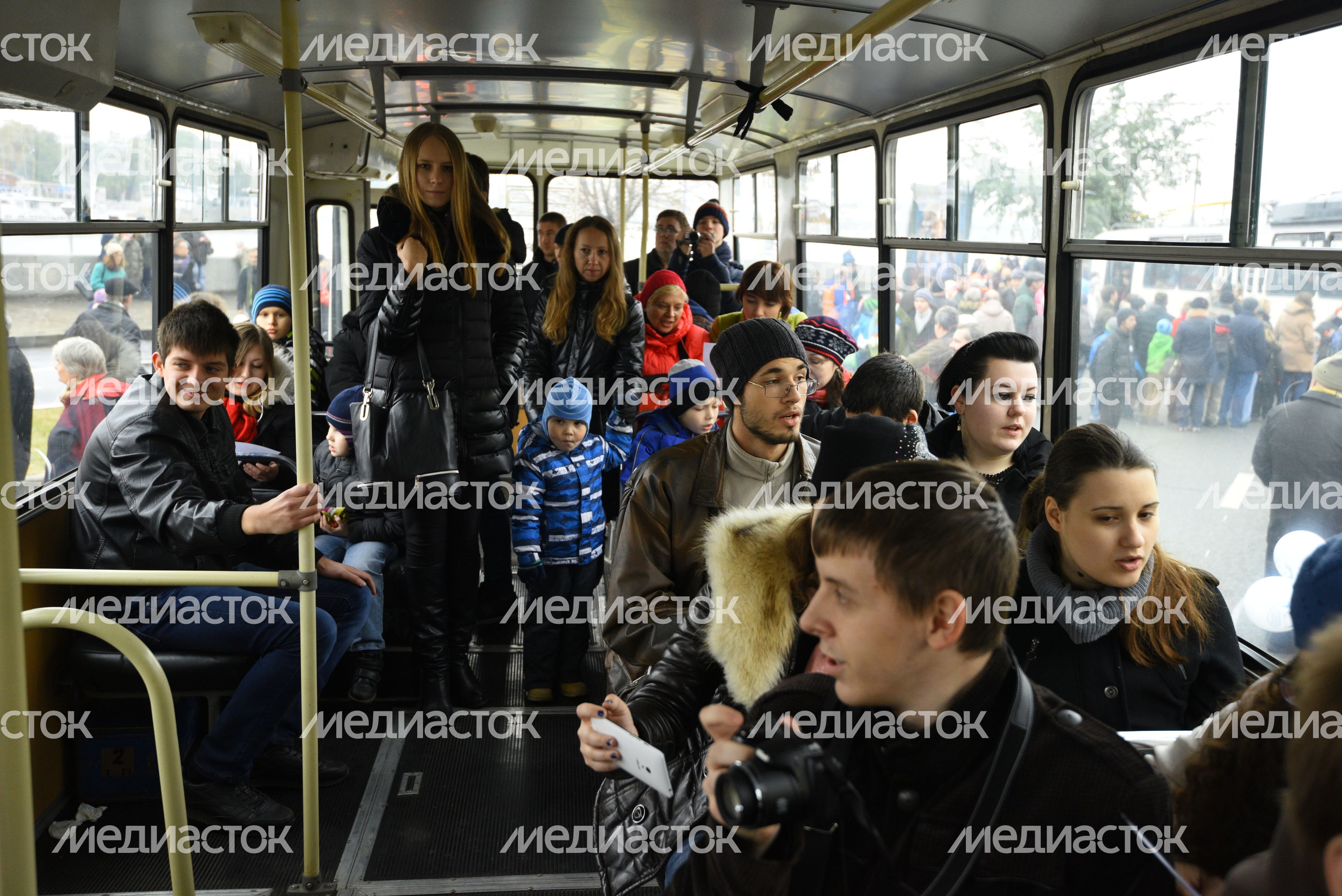 Праздник московского троллейбуса в Москве
