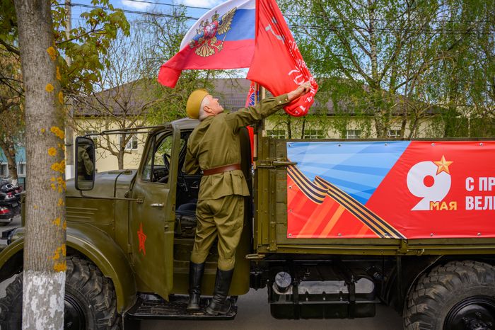 55-й автомотопробег в Дмитрове ко Дню Победы