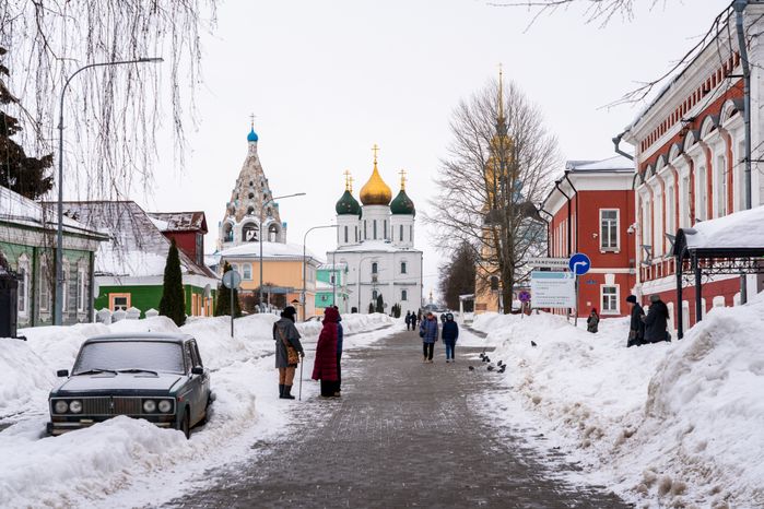 Улицы зимней Коломны