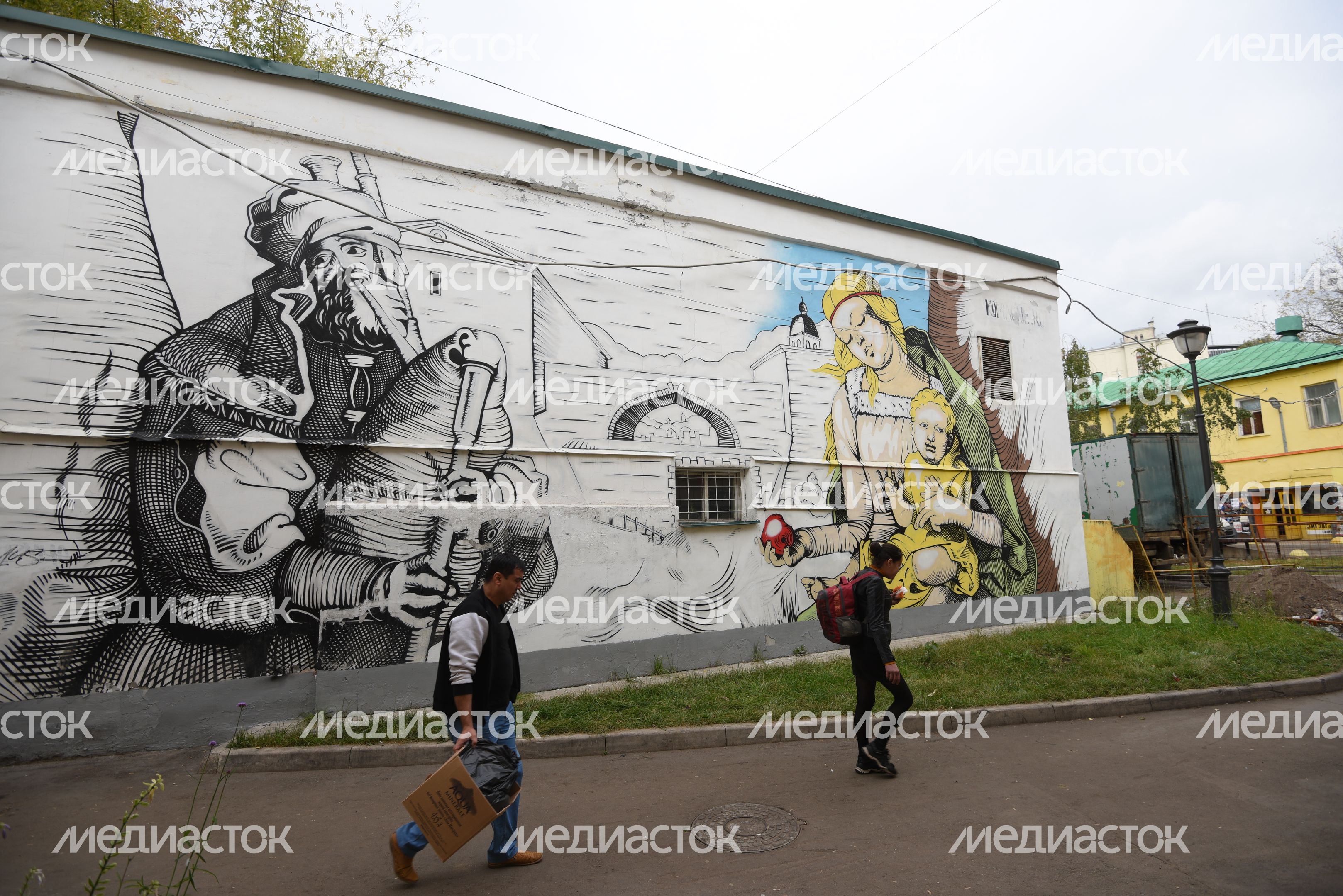 Граффити на улицах Москвы
