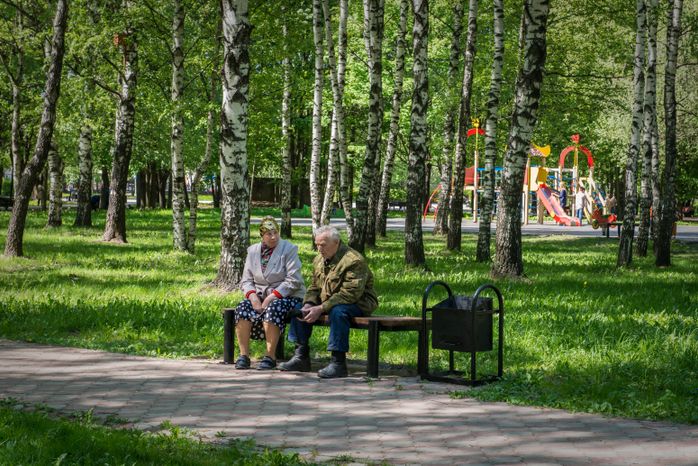 Городской парк в Долгопрудном