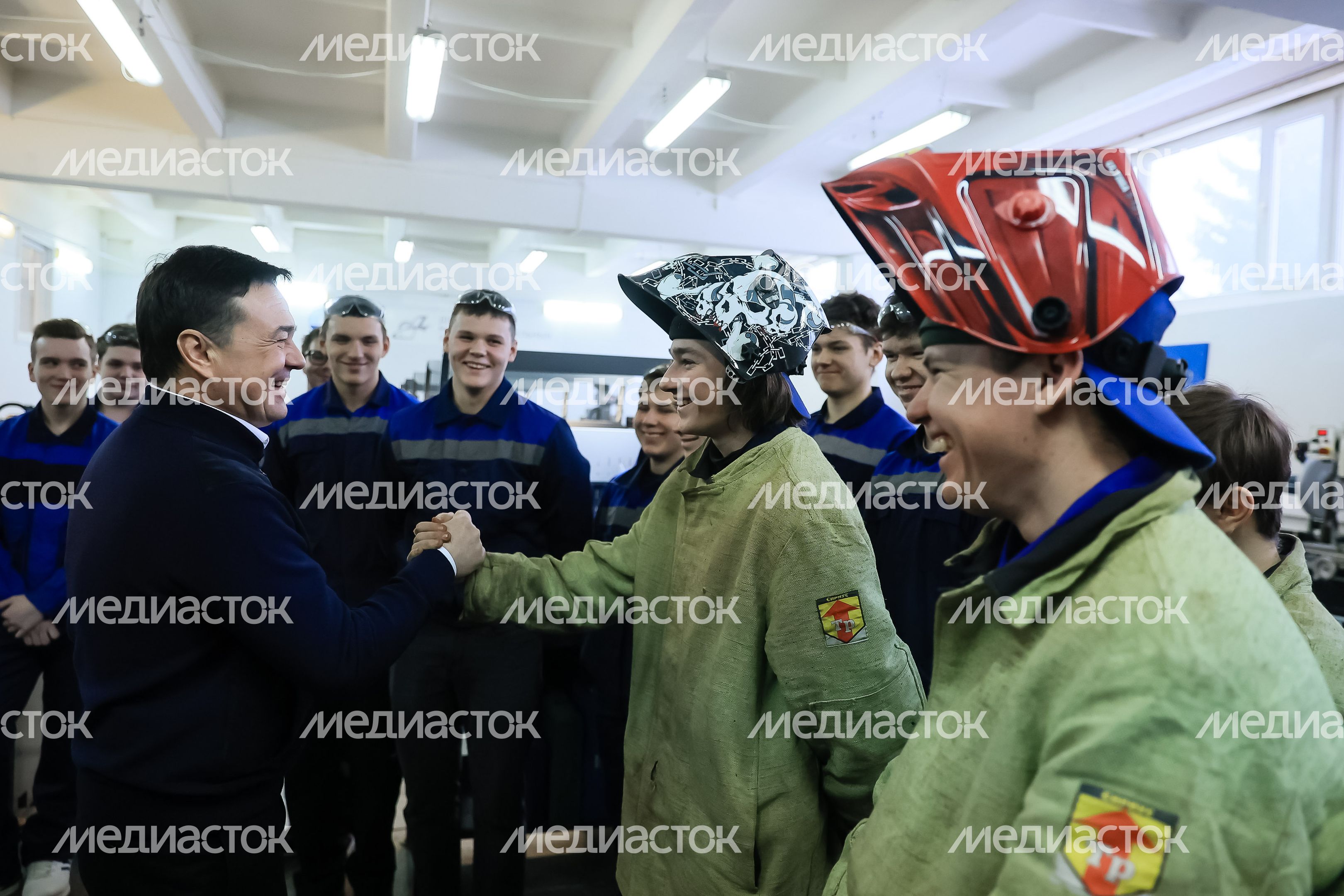 Посещение Губернатором Павлово-Посадского Техникума