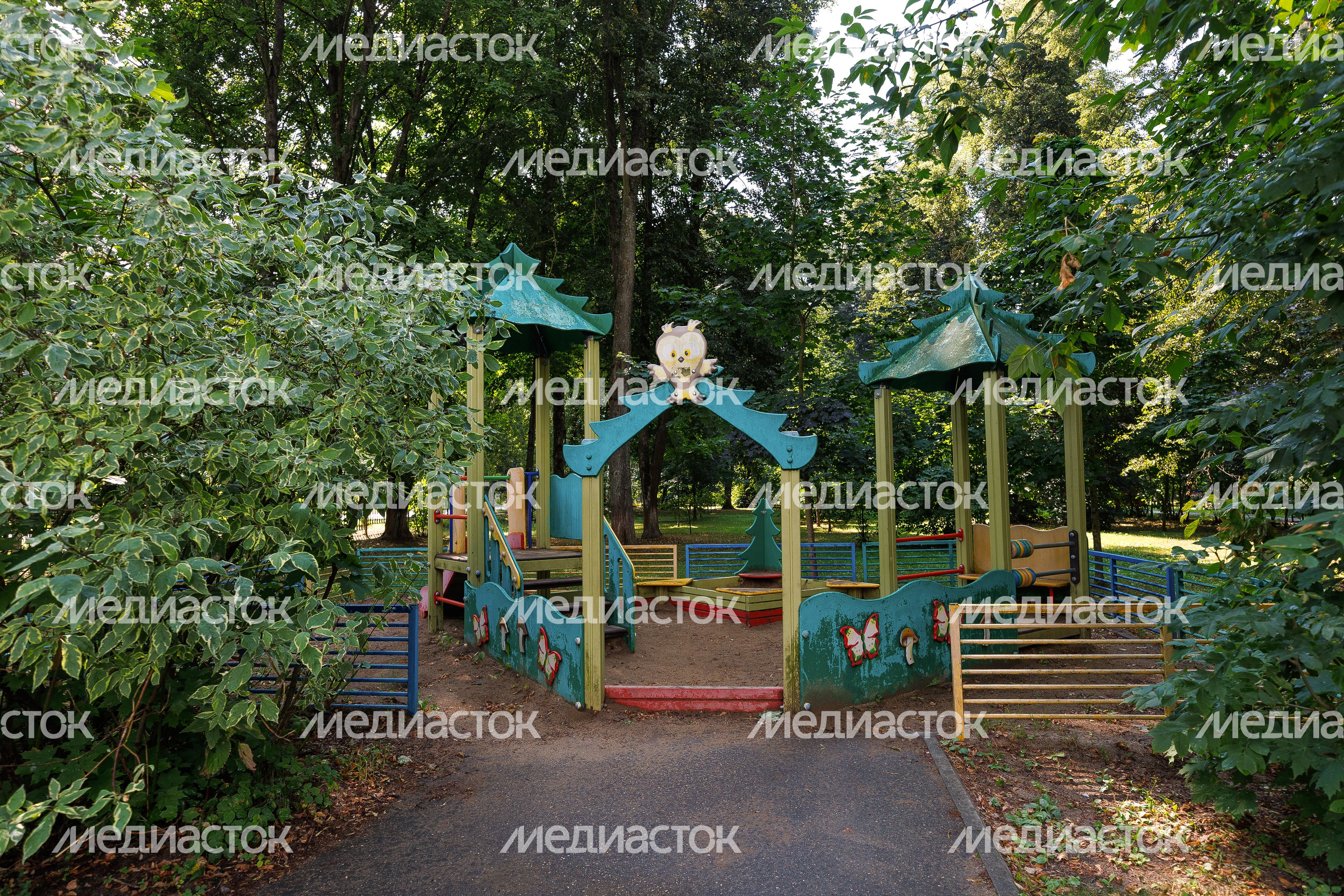 Детская площадка в городе Электроугли Богородского округа Детская площадка в городе Электроугли Богородского округа