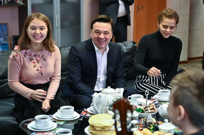 Воробьёв поздравил воспитанников детского дома Непоседы  с наступающим Новым годом