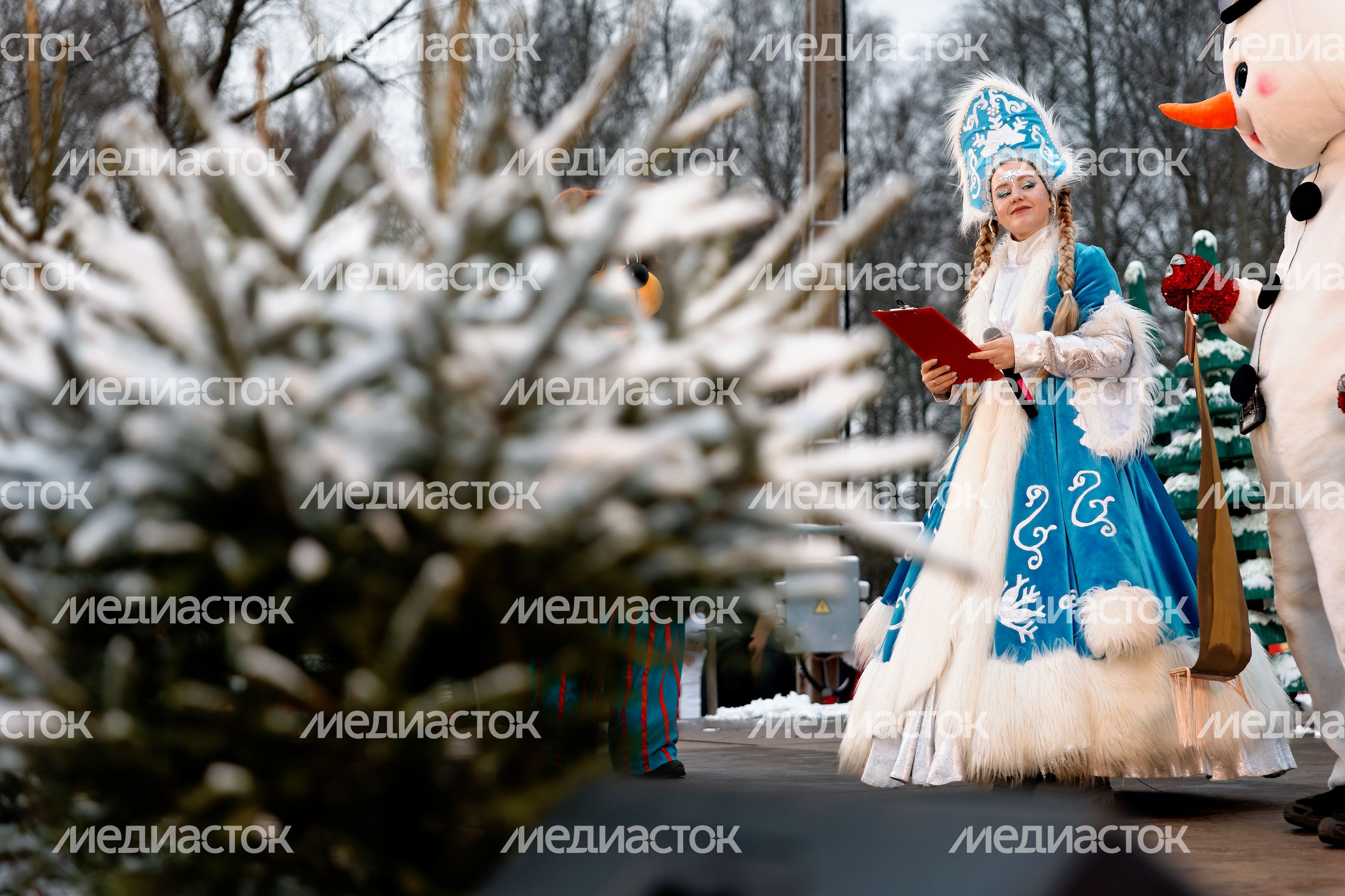 Торжественные проводы главной новогодней елки страны в Москву Торжественные проводы главной новогодней елки страны в Москву