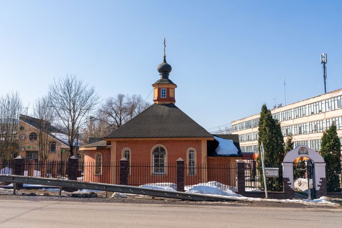 Церковь Георгия Победоносца в поселке Поварово округа Солнечногорск