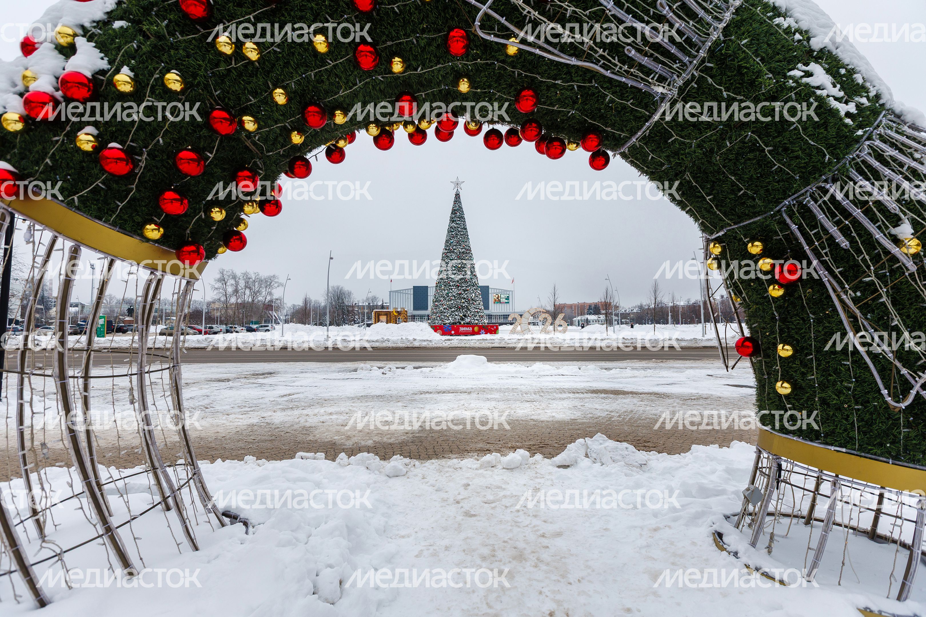 Электросталь. Зимние виды города