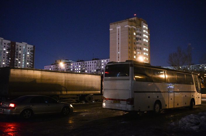 Автобус, в салоне которого нашли бомбу