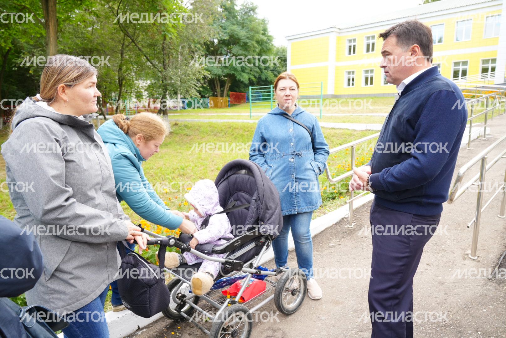 Проверка работы школы №3 в Кашире Губернатором Подмосковья