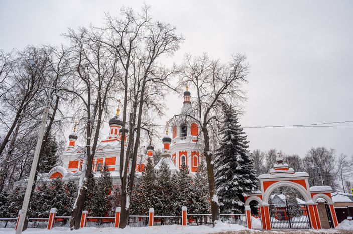 Зимние виды города Солнечногорск