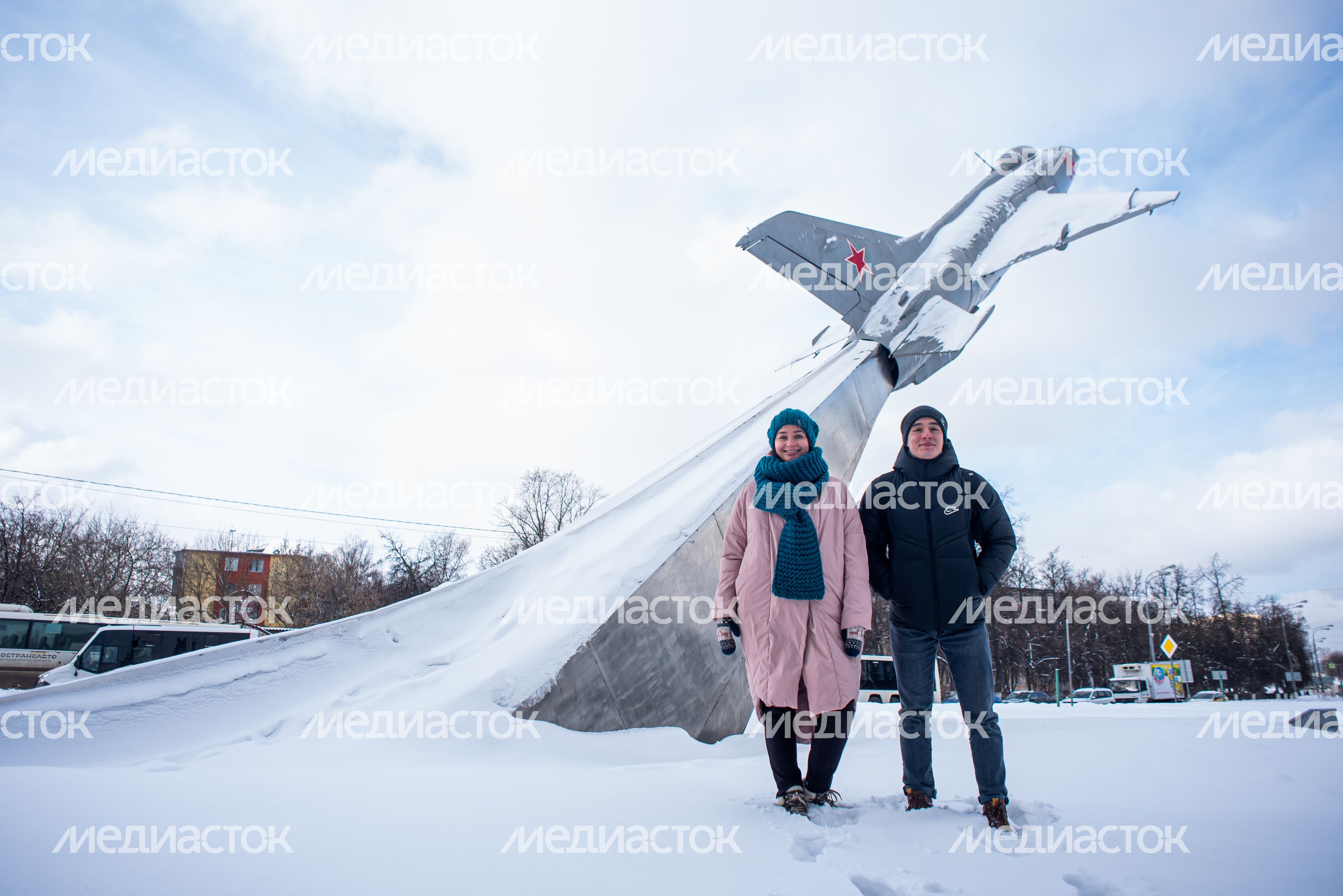 Зимние виды города Жуковский