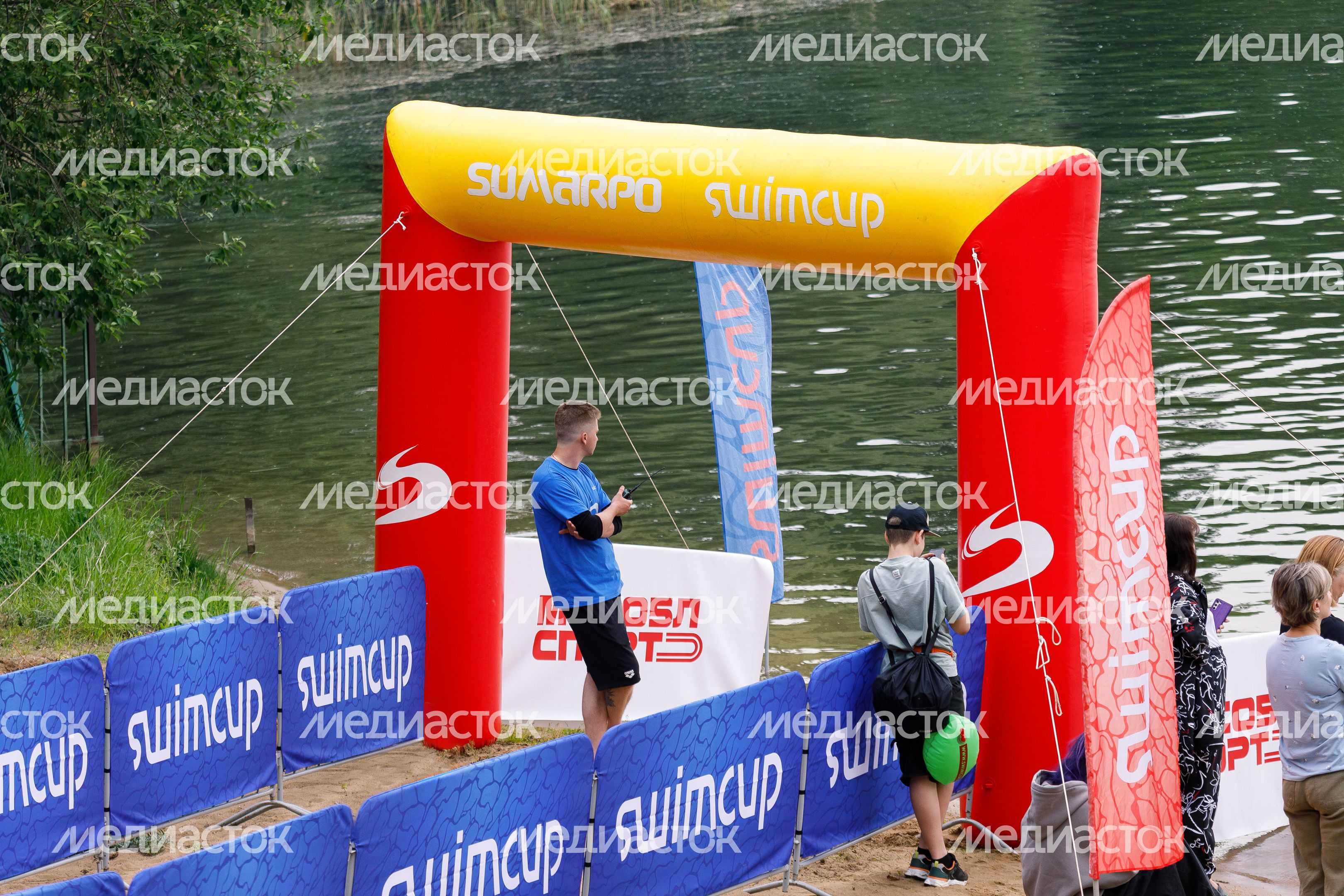 Заплыв на открытой воде Swimcup на Кореневском карьере в Люберцах Заплыв на открытой воде Swimcup на Кореневском карьере в Люберцах