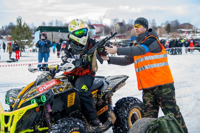 Открытый чемпионат Московской области по квадробиатлону в Подольске