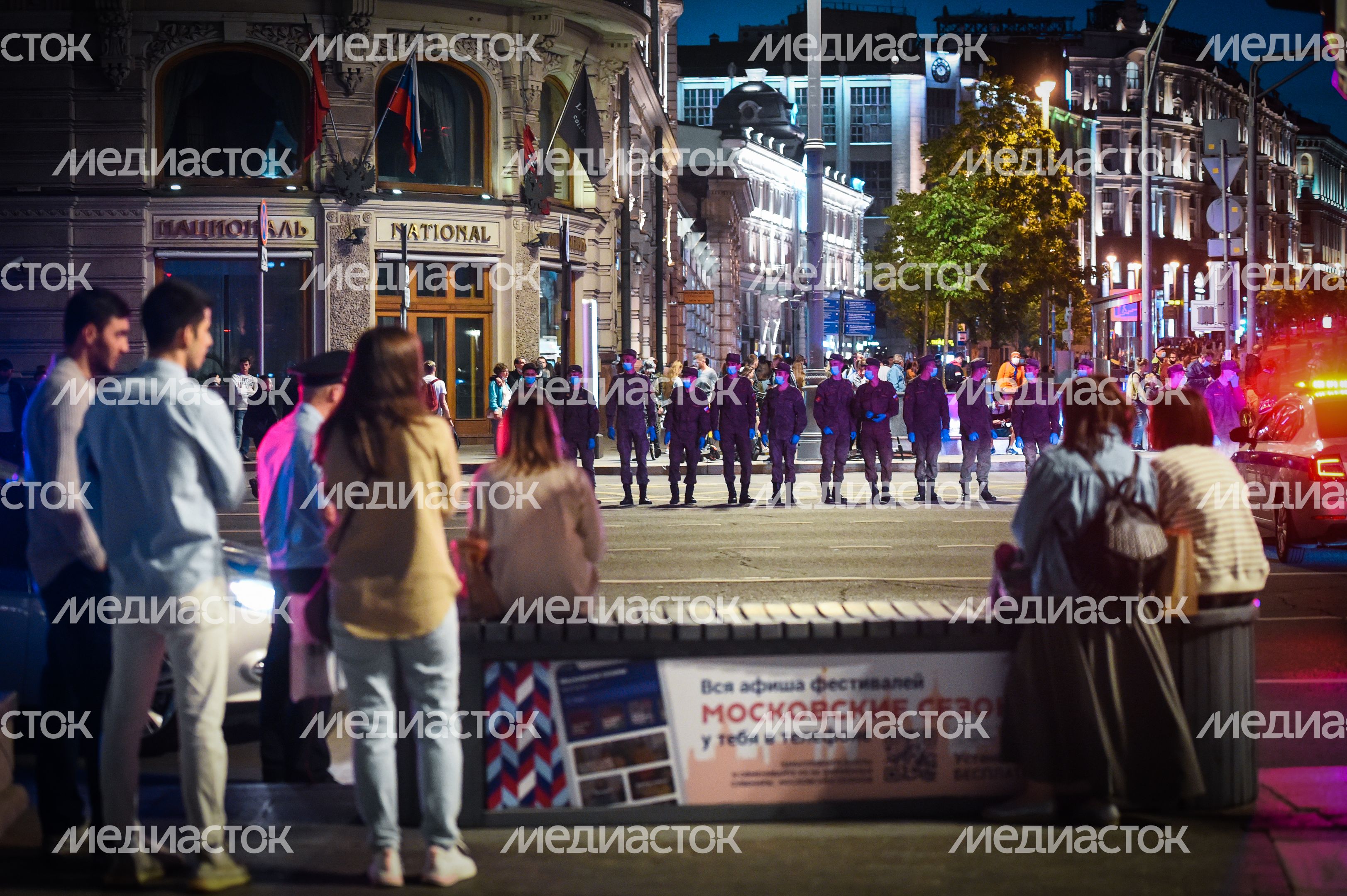 Пешая репетиция парада Победы в Москве