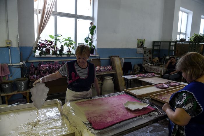 Производство знаменитого Гжельского фарфора